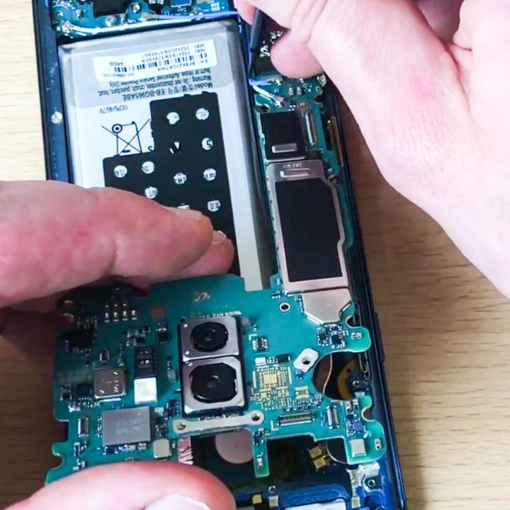 Actual product image Clappio Rear camera replacement part Galaxy S9 Plus (Rechargeable battery, Galaxy S9+)