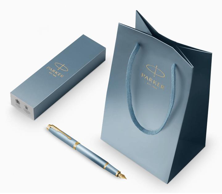 Actual product image Parker Pen Parker IM Writing Rituals fountain pen green, line no. F (Turquoise, 1 x)
