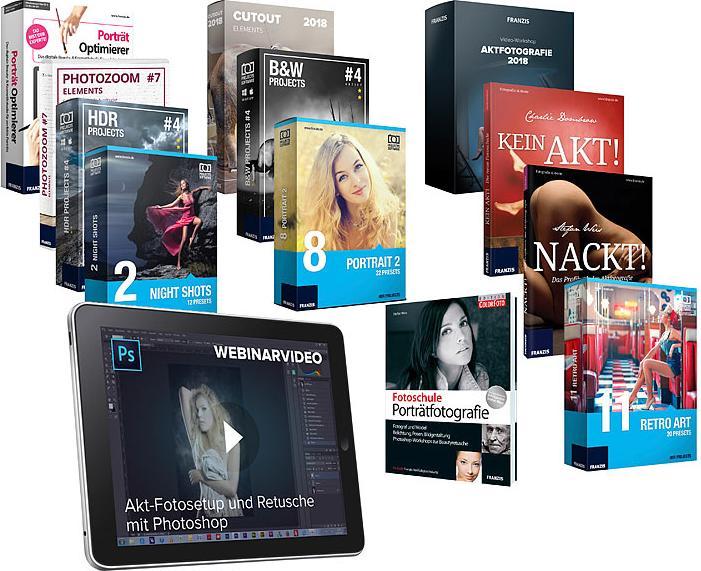 Produktbild Franzis Das grosse Foto-Paket zur Porträt- & Akt-Fotografie