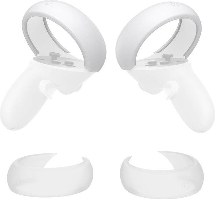 KIWI design Couverture de protection du contrôleur Q26-2.1 for Meta Quest 2 White