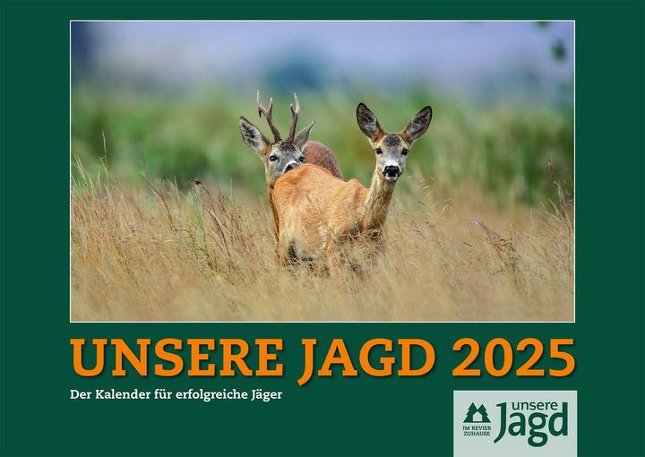 Actual product image Wall calendar Our Hunt 2025 (German)