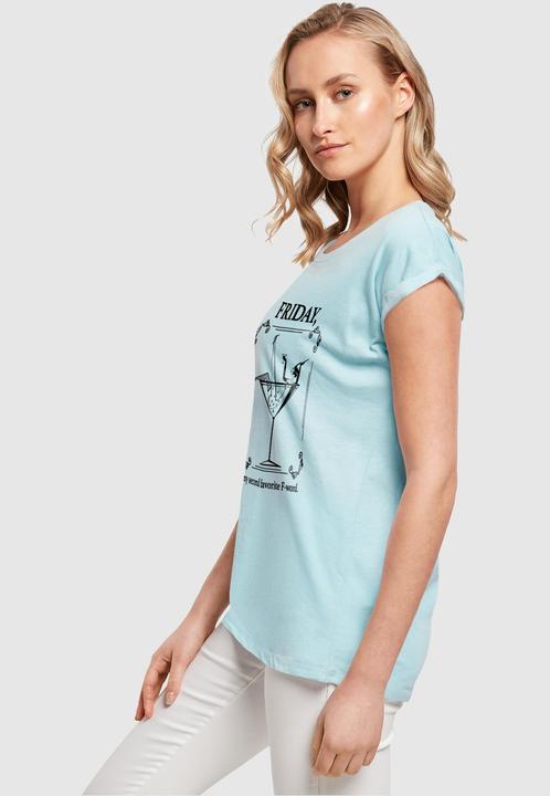 Produktbild Mister Tee Ladies F-Word Extended Shoulder Tee - 125199 (XL)