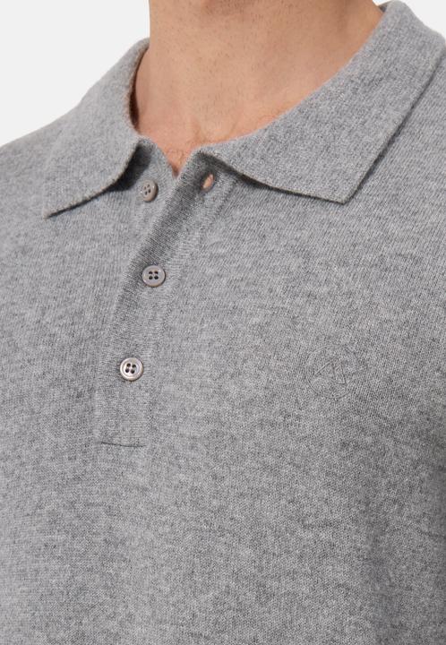 Produktbild Cash-Mere Kaschmir Poloshirt Langarm (L)
