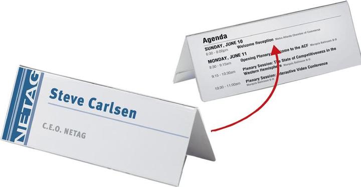 Actual product image Durable Acrylic table name plate