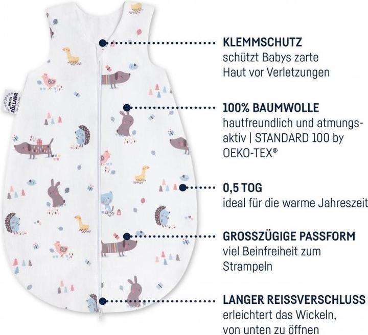 Valeurs nutritives et ingrédients Julius Zöllner Little Fox (62 cm, Été)