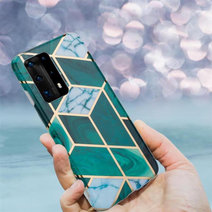 Produktbild Cadorabo IMD TPU Bunter Marmor Cover (Huawei P40)