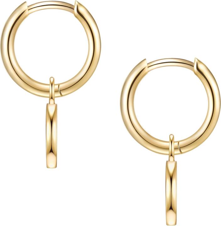 Immagine prodotto Glanzstücke München Cerchio da donna in argento sterling e oro giallo - 31566 (Argento)