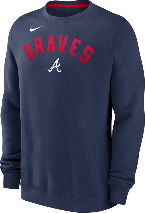 Immagine prodotto Nike Atlanta Braves Classic Twill Crew Neck Fleece M (M)