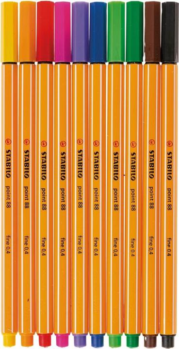 Immagine prodotto STABILO Borsa Point 88 (Multicolore, 10 x)