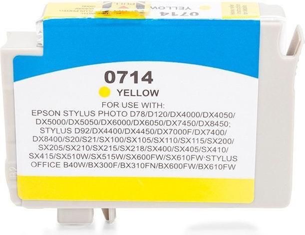 Actual product image Hermex Compatible Ink Cartridge Epson T0715 C13T07154010 (M, C, Y, FC)