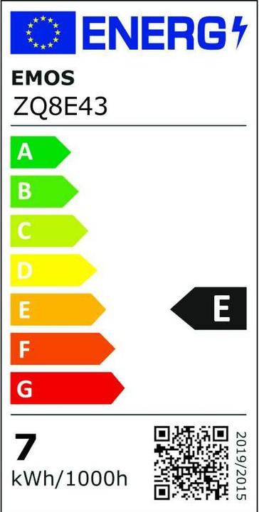 Energie-Label Emos Classic (GU10, 7 W, 806 lm, 1 x, E)
