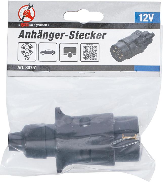 Actual product image BGS Trailer Plug | 7- Pin