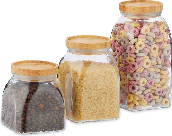 Image du produit Relaxdays Bocaux-en-verre (1.40 l)