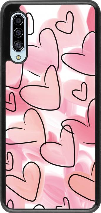Produktbild PhoneLook Hülle Easter 2023 pink hearts (Samsung Galaxy A90 5G)