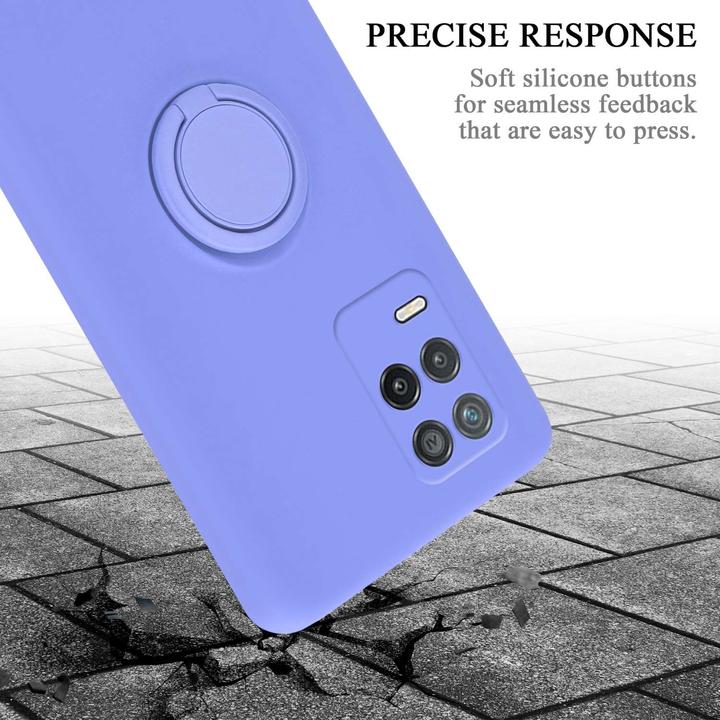 Produktbild Cadorabo TPU Liquid Ring Silicone Case Hülle für Realme 8 5G / V13 / Q3 / Q3i / Narzo 30 5G (Realme V13, Realme Narzo 30 5G, Realme Q3i 5G)