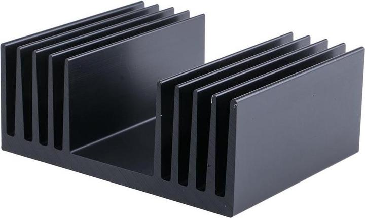 Produktbild Rs Pro Kühlkörper für Universelle rechteckige Alu 1°C/W, 100mm x 125mm x 50mm