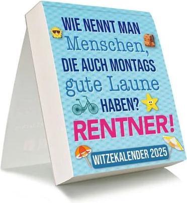 Actual product image Pensioner jokes tear-off calendar 2025 (15 x 18 cm, No binding, German)