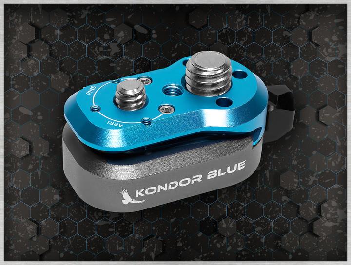 Image du produit Kondor Blue Mini Lock Quick Release Plates for Professional Camera Workflows (bleu condor)