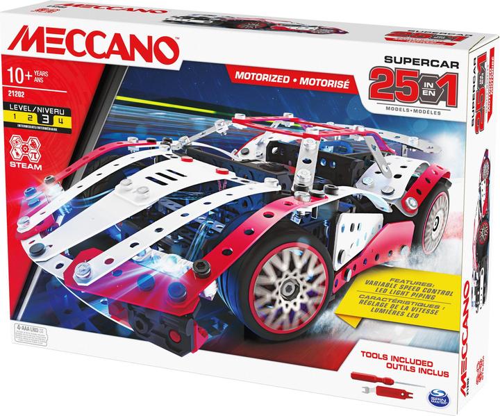 Meccano 25 Multimodell Supercar
