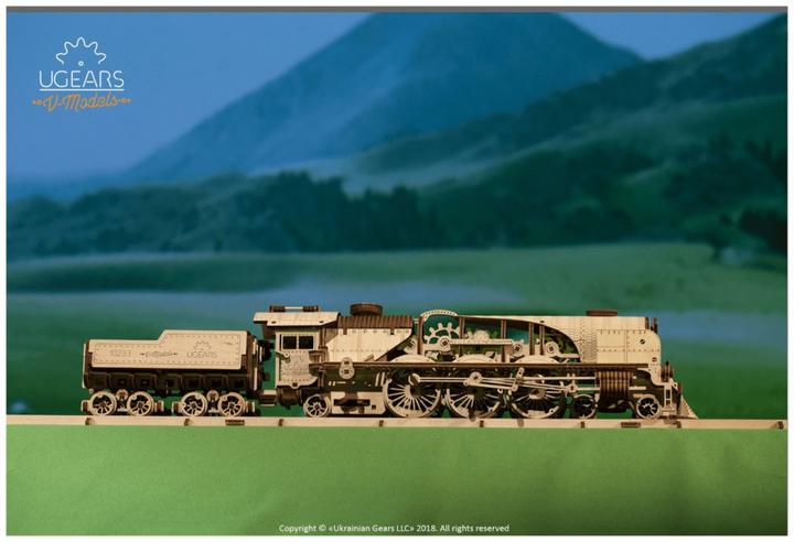 Produktbild Ugears Lokomotive V-Express mit Wagon