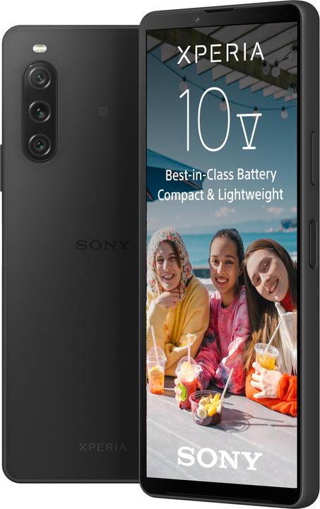 Actual product image Sony Xperia 10 V (128 GB, Black, 6.10", SIM + eSIM, 48 Mpx, 5G)