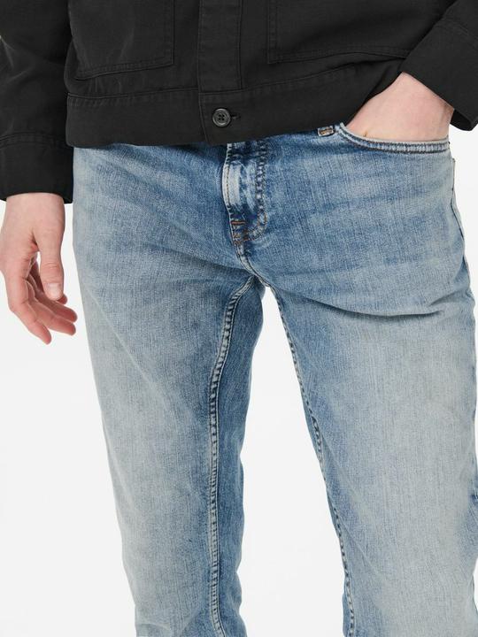 Actual product image Only & Sons ONSLoom Blue Wash Slim Fit Jeans (W28/L30)