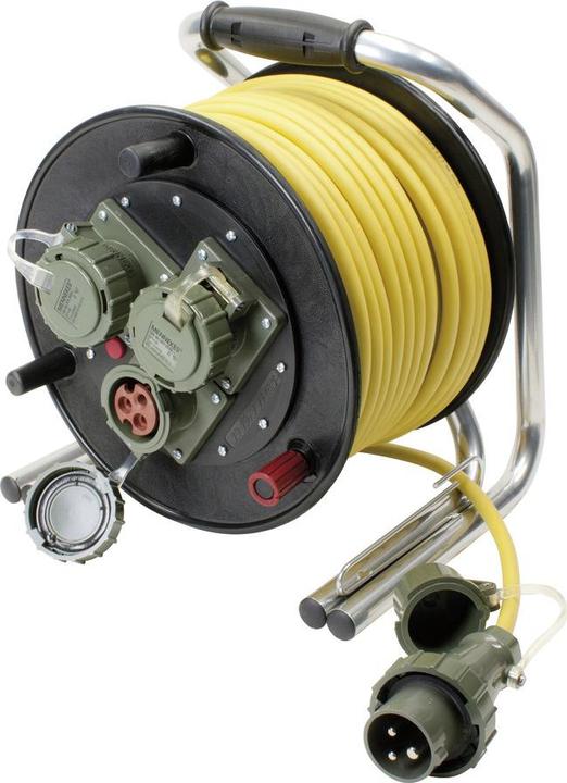 Produktbild Dönges Leitungsroller Feuerwehr 230 V, 16 A, CEE (50 m)