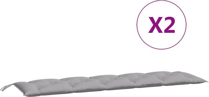 Produktbild VidaXL Gartenbank-Auflagen 2 Stk. O x ford-Gewebe (180 x 50 x 7 cm)