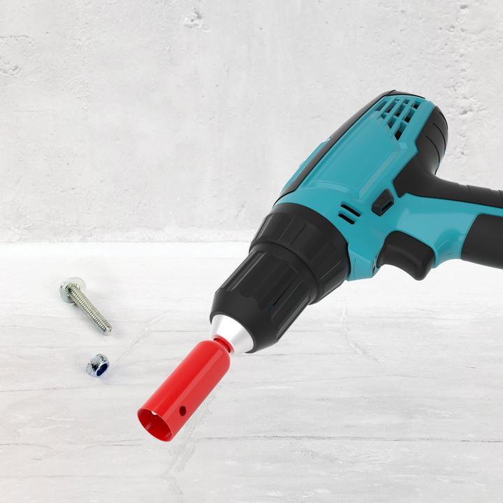 Image du produit Wiltec Adaptateur Visseuse sans fil pour Lève-Autoportée Levage rapide Tracteur-tondeuse Mandrin (Tracteur de pelouse, Support pour machines de jardinage)