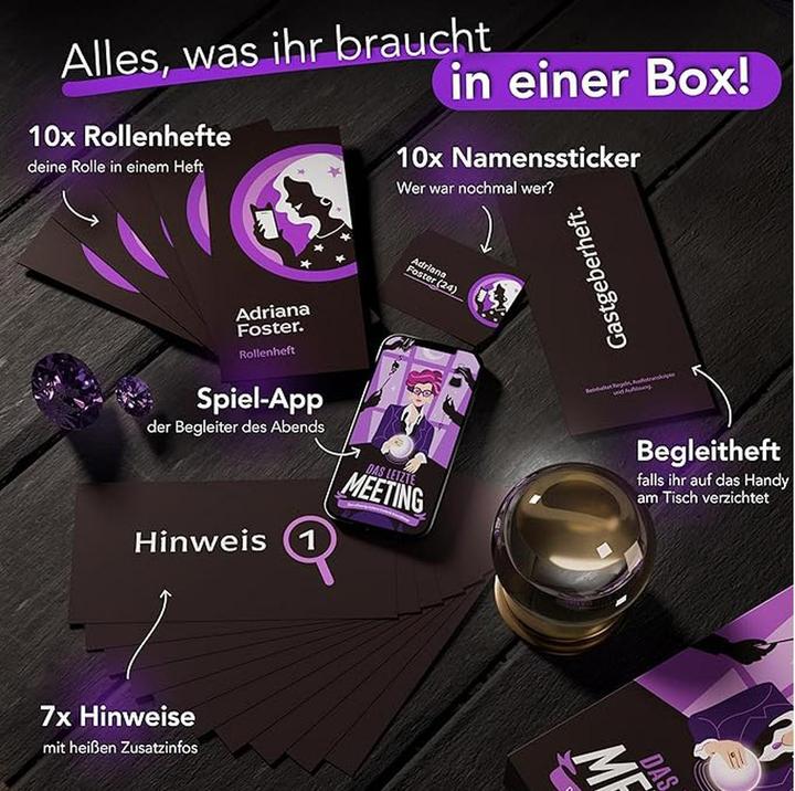 Produktbild Crime Cases Das letzte Meeting - Krimidinner (Deutsch)
