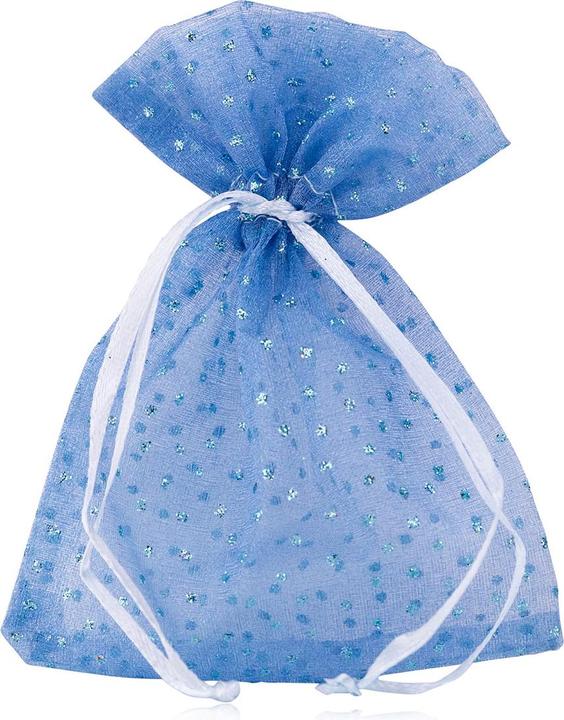 Produktbild Accentra Organzabeutel blau mittel (Geschenkband, 10 x)
