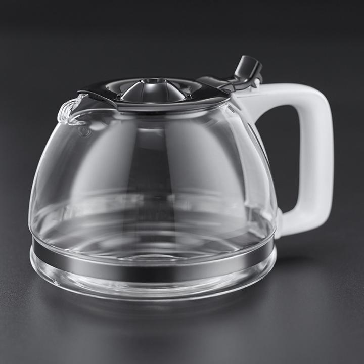 Actual product image Russell Hobbs 22610-56 Textures Plus Glass Coffee Maker White