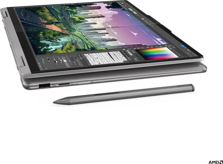Actual product image Lenovo Yoga 7 (14", AMD Ryzen 5 8640HS, 16 GB, 512 GB, DE)