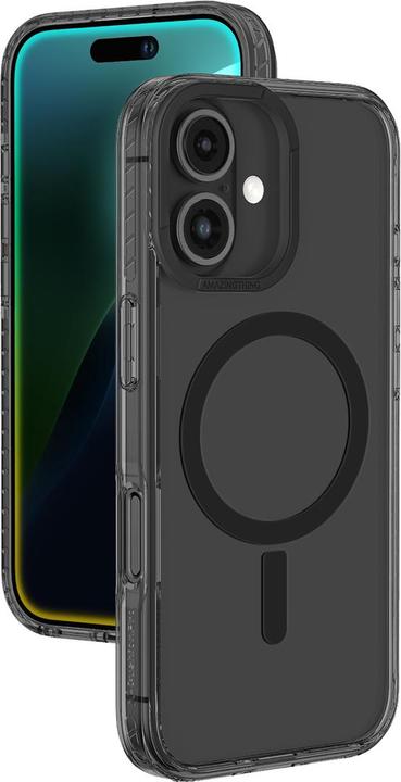 Produktbild Amazingthing Titan Pro Mag Case mit Magnetring für iPhone 16 Plus - Schwarz (Apple iPhone 16 Plus)