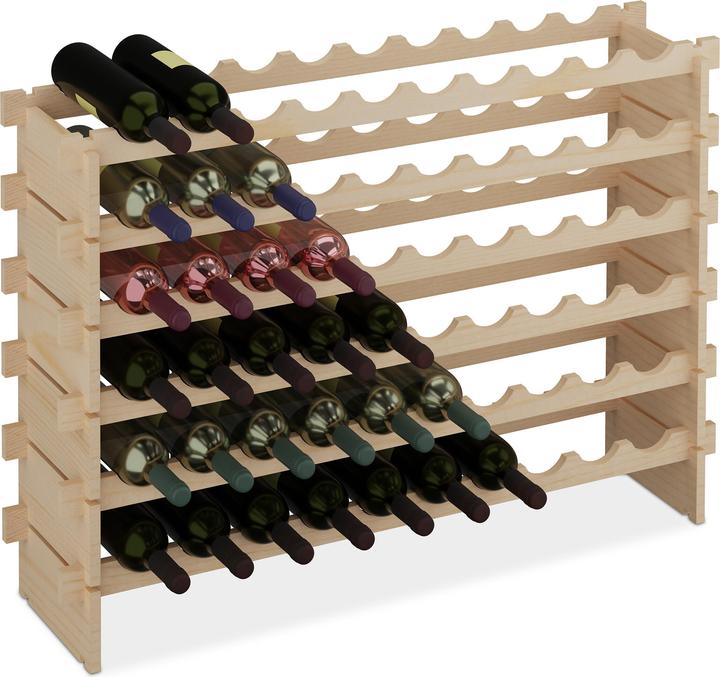 Relaxdays Weinregal (103 x 25 x 120 cm, 100 Fl.)