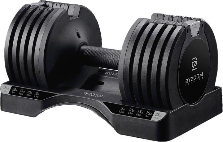 Actual product image Byzoom Fitness Adjustable dumbbell 11.3kg "Pure Series" (1 x 11.3 kg)