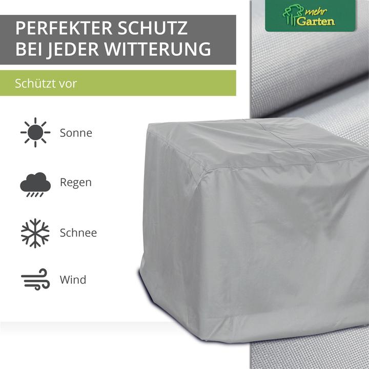 Actual product image Mehr Garten Protective cover for garden lounger | 100 x 100 x 80 cm | woven polyester PERMATEX de