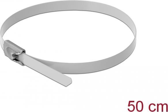 Actual product image Delock Stainless steel cable tie 500x4,6 10 pcs. (Metal cable ties, 500 mm, 10 pcs.)