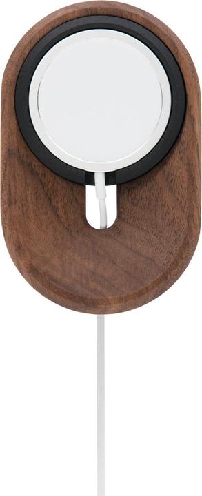 Actual product image Oakywood MagSafe iPhone Wall Mount - magnetic wall mount for iPhone - color Walnut -