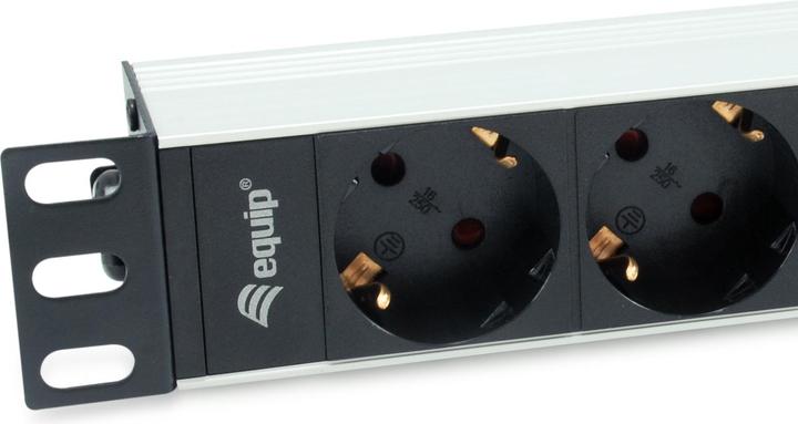 Immagine prodotto equip Presa multipla 1HE4gang Schuko.CEE.Kabl.si (4 x, CEE 7/7, 1.50 m)