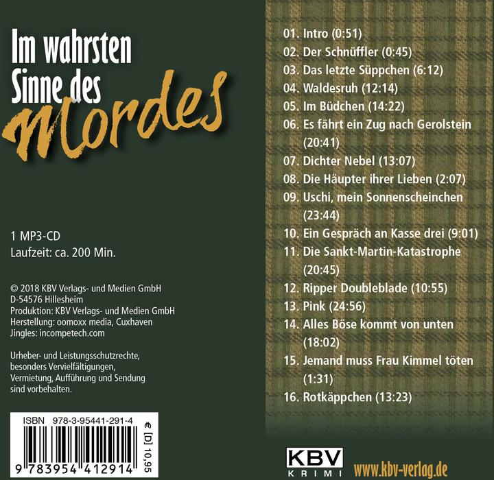 Immagine prodotto Kramp:Nel vero senso della parola omicidio,MP3-CD (Ralf Kramp, Tedesco)