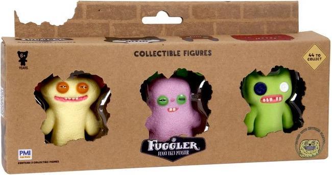 Fuggler Collectible figures 3-pack, 6 cm, ast