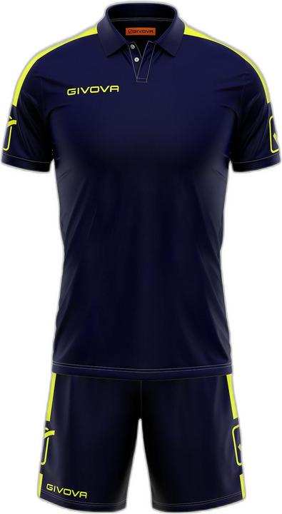 Givova Set aus Polo-Shirt und Shorts (M)