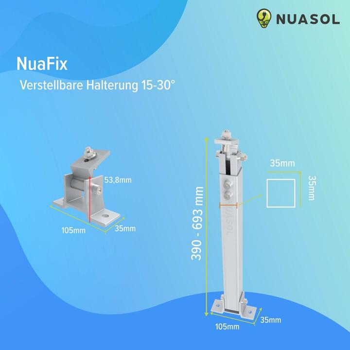 Actual product image Nuasol Solar module elevation (Solar system mounting material)