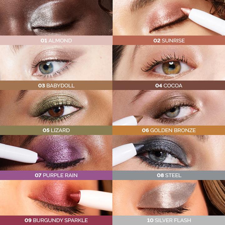 Actual product image Veralab Every Way - Style Eyeshadow N.10 Silver Flash (10)