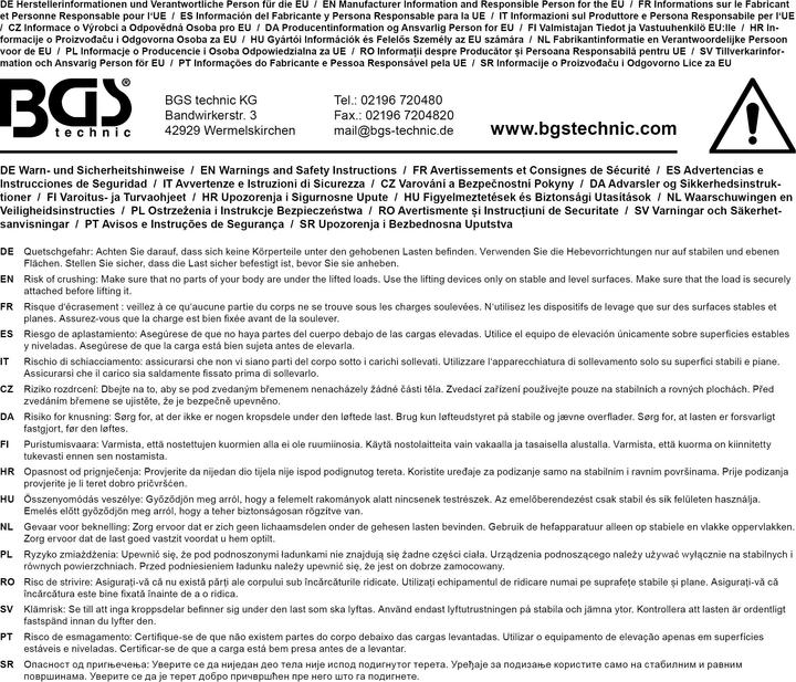 Produktbild BGS Motorkran 1000 kg