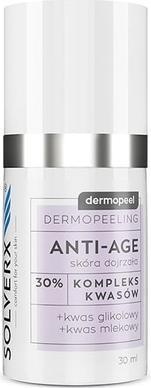 Actual product image Solverx DERMOPEEL peeling 30% kwas glikolowy 30ml (Body lotion, 30 ml)