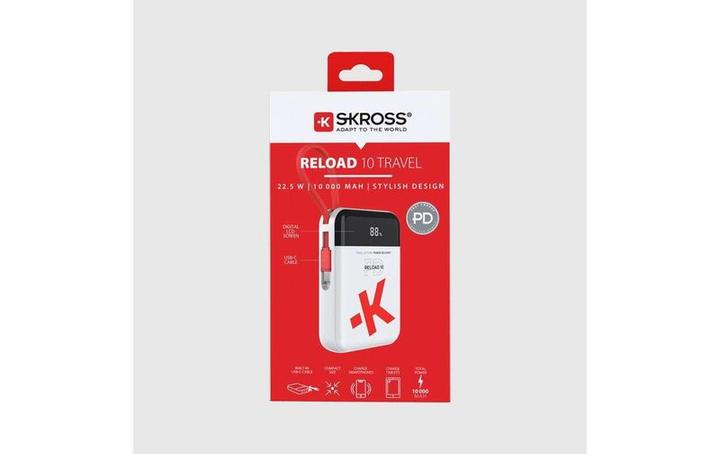 Produktbild Skross Reload 10 Travel (10000 mAh, 22 W, 37 Wh)