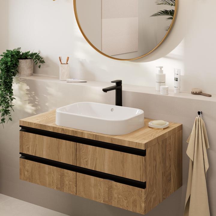 Produktbild hansgrohe Vernis Blend Einhebel-Waschtischarmatur 190 mit Zugstangen-Ablaufgarnitur