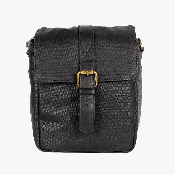 Immagine prodotto Bronkey Borsa fotografica in tela Berlin, nera (Borsa a tracolla per fotocamera)